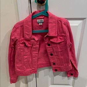 Place Bright Pink Jean Jacket for Kids